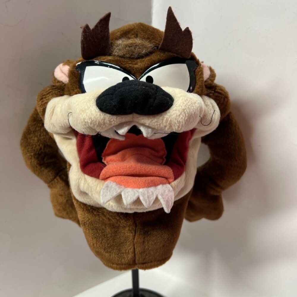 Vintage Applause Tasmanian Devil Taz Hand Puppet Plush Looney Tunes